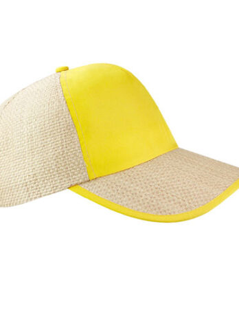 GORRA SYNTHETIC STRAW AMARILLO