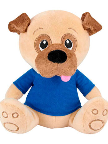 PERRO DE PELUCHE PANKGAL AZUL