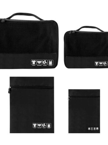 SET ORGANIZADOR DE VIAJE CAVTAT NEGRO