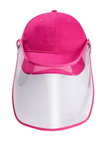 GORRA CON CARETA ANSHAN ROSA