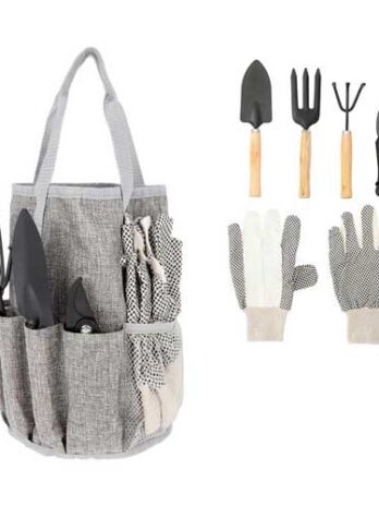 SET DE HERRAMIENTAS JARDIN GRIS